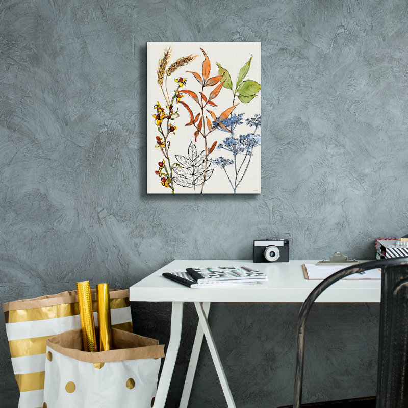 «Win Sweet Fall 6» par Anne Tavoletti, art mural sur toile Winston Porter, H 16 po x l 12 po x P 0,75 po