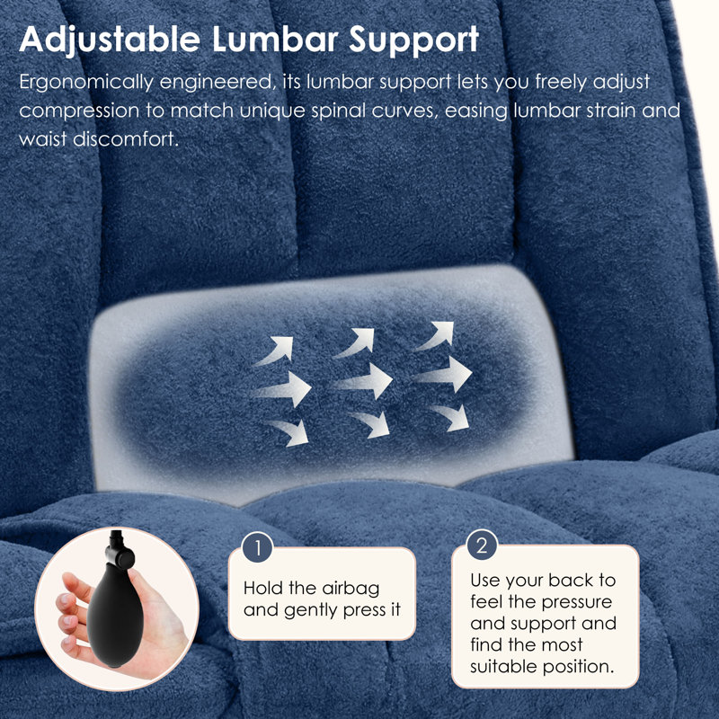 Chaise de bureau ergonomique en chenille moderne avec support lombaire réglable, pivotant à 360 °, accoudoirs pliables