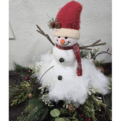 Snowman Sled Centerpiece