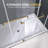56-60" W x 76" H Double Sliding Frameless Shower Door with 5/16 in. Tempered Glass-101838245