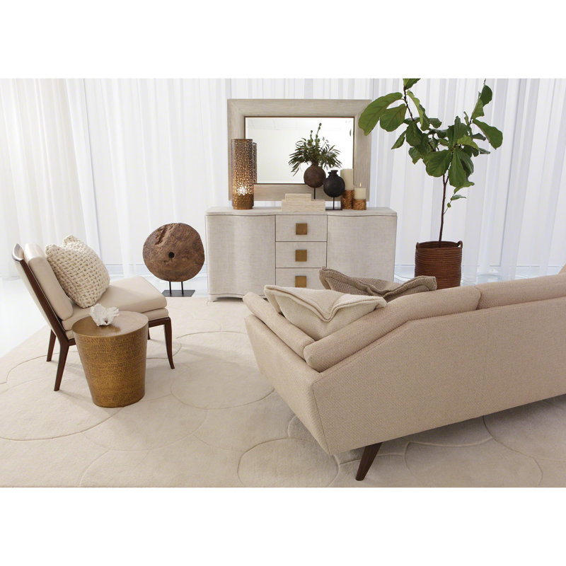 Izmir End Table, Antique Brass