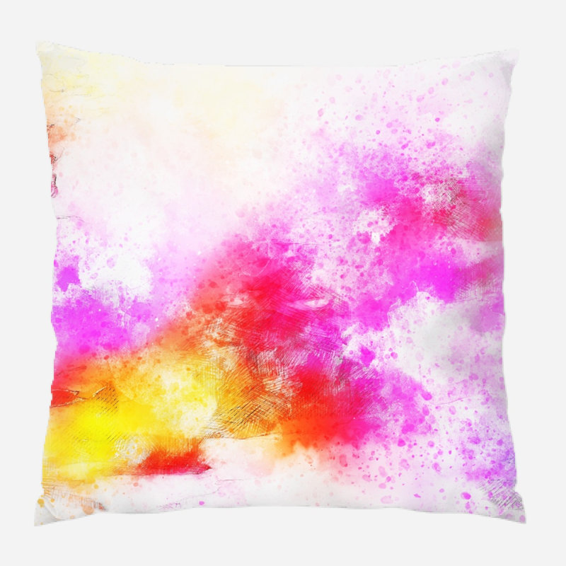 Hause Throw Pillow, Microsuede, Indoor