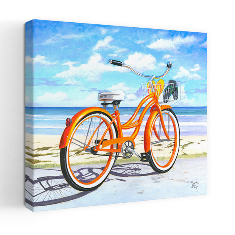 My Orange Pride, art de l'océan côtier, H 24 po x l 24 po