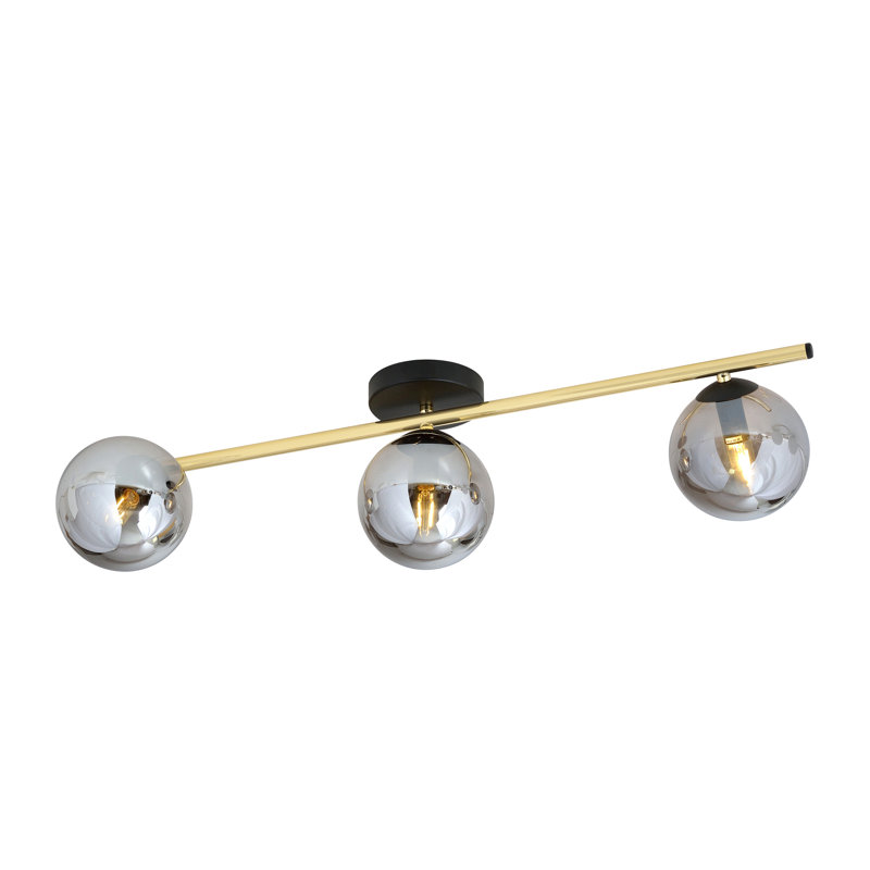 Wodina 3 - Light Geometric Chandelier, Black, Grey