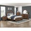 Tables de chevet pour chambre à coucher, style traditionnel, en bois d'ingénierie foncé, lot de 2, brun
