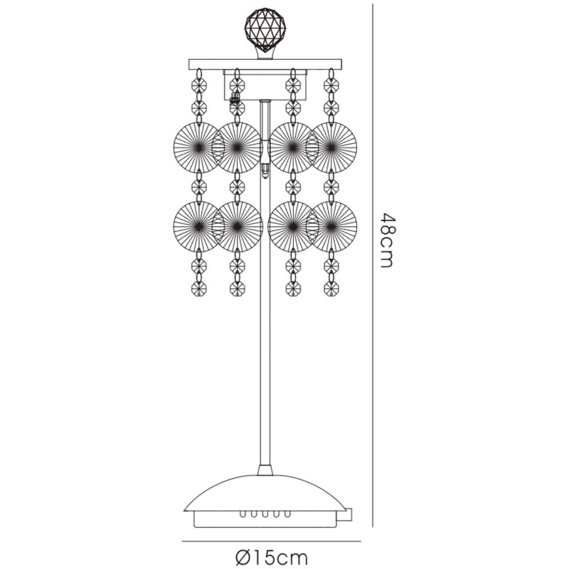 Crystal Novelty Lamp