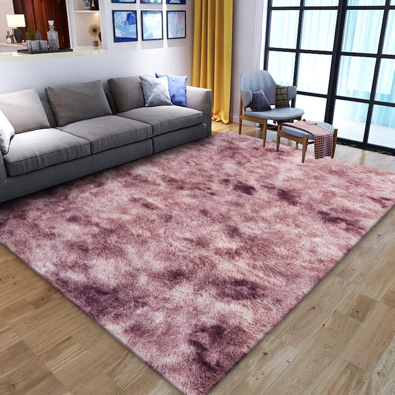 Adhley Machine Tufted Shag Area Rug, Rectangle 120 x 170cm