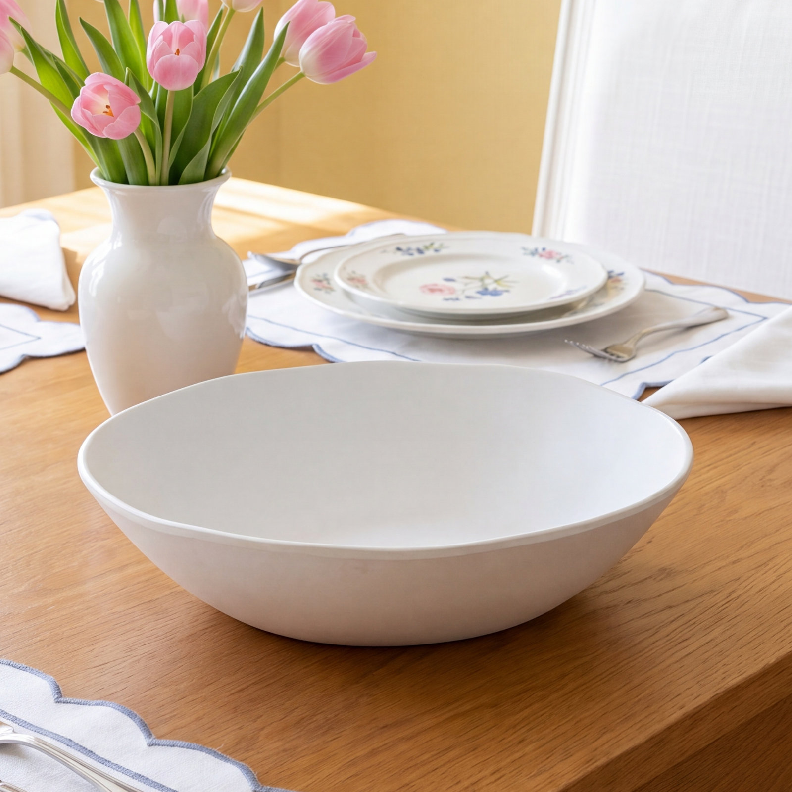 Laya Melamine Serving Bowl