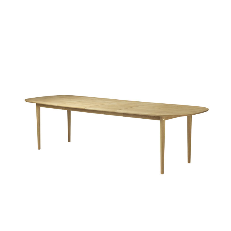 Bjork Solid Oak Dining Table, 29.13”H x 110.24”L x 39.37”W, Nature