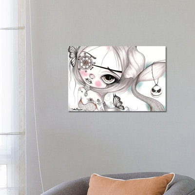 The Mermaid by Dottie Gleason - Wrapped Canvas Gallery-Wrapped Canvas Giclée