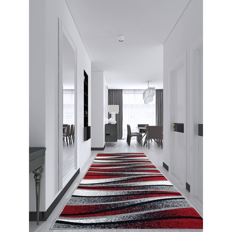 Springer Abstract Indoor Rug, Runner 2'7" x 4'11"