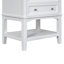 Meuble-lavabo de 24 po sans lavabo, base seulement, structure en bois massif, armoire de rangement de salle de bain avec tiroir et tablette ouverte