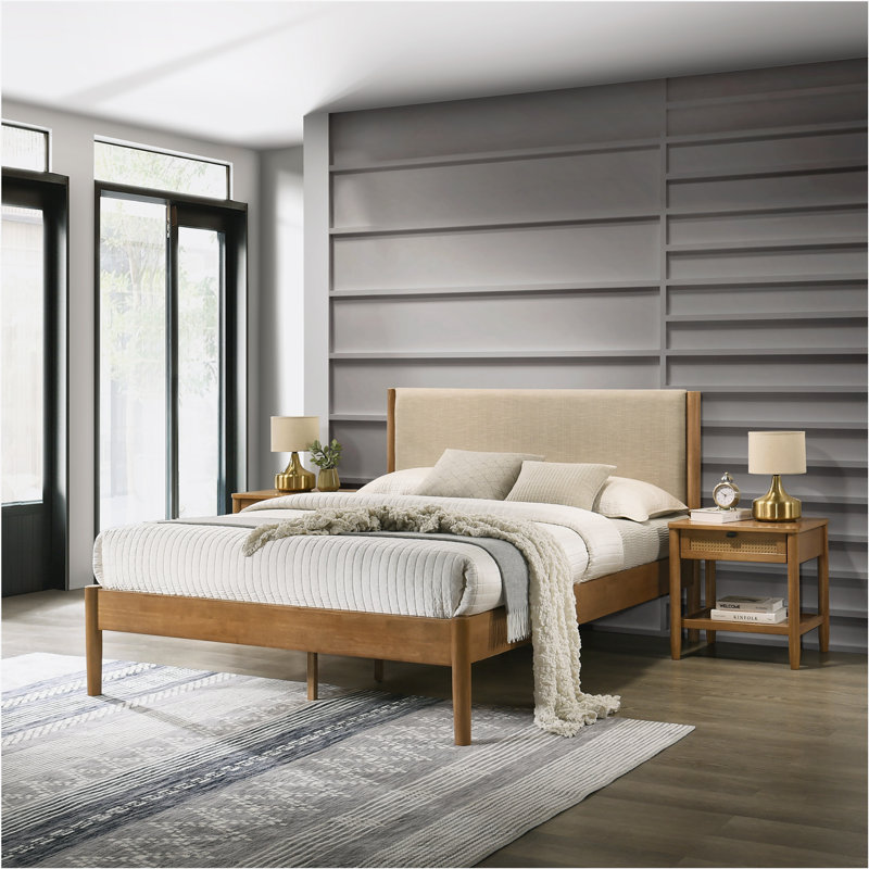 Alvonia Piece Bedroom Set, Queen, 3pieces:Bed, 2Nightstand