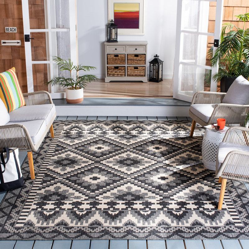 Northpoint Veranda Performance Southwestern Indoor/Outdoor Area Rug, Rectangle 8' x 10'