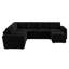 Hoelscher U Shaped Sleeper Corner Sectional Pull Out Sofa Bed With Storage Space-581036129
