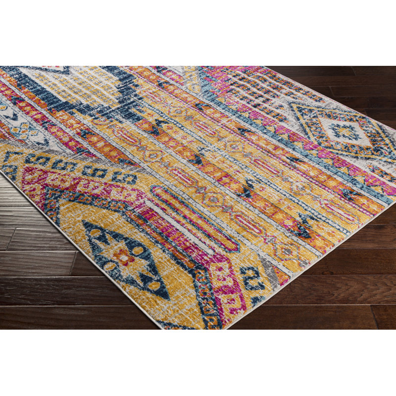 Fleeman Moroccan Indoor Rug, Rectangle 9' x 12'3"