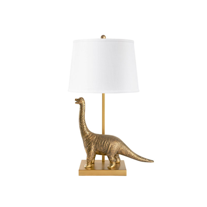 Bruno Table Lamp, Antique Brass, Gold