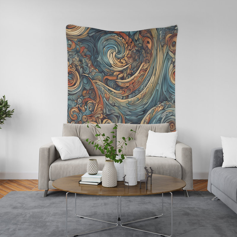 Tapisserie murale, H 88 po x l 104 po