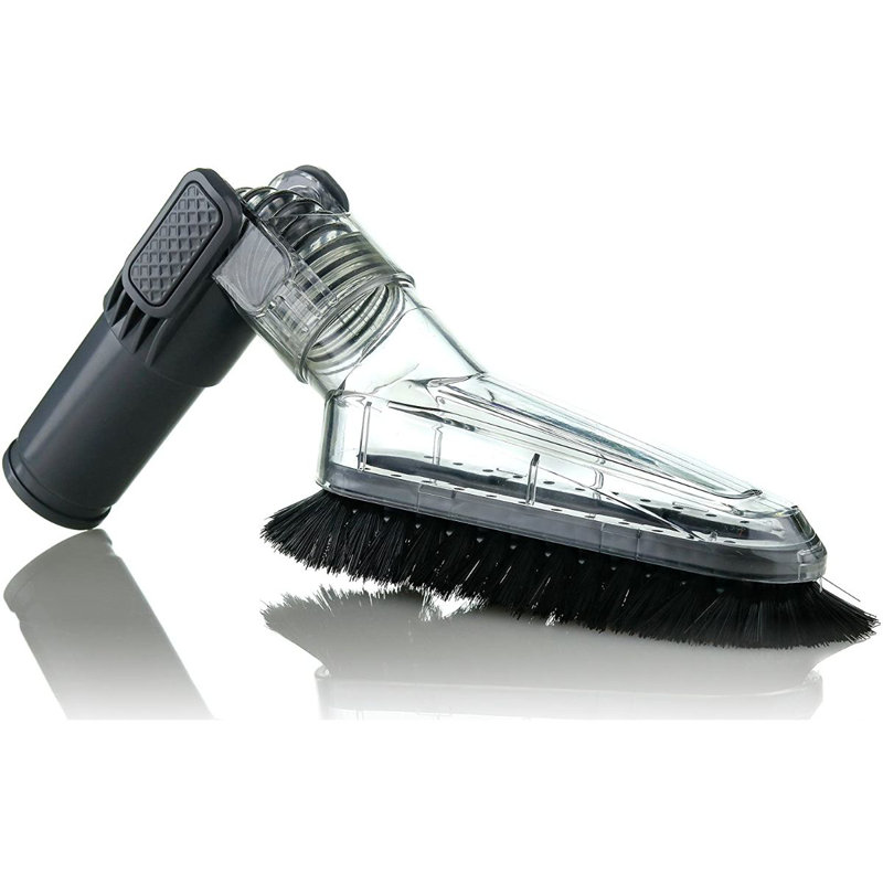 OVENTE Vacuum Dusting Brush Attachment Compatible with ST2000, ST2010 and ST2620 Electric Vacuums, Multi Angle Design for More Coverage, Black ACPST2675