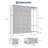 55.89 " W 16 - Drawer Dresser-309613543