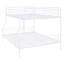 Lit double superposé au-dessus de grand lit double en métal-721378645