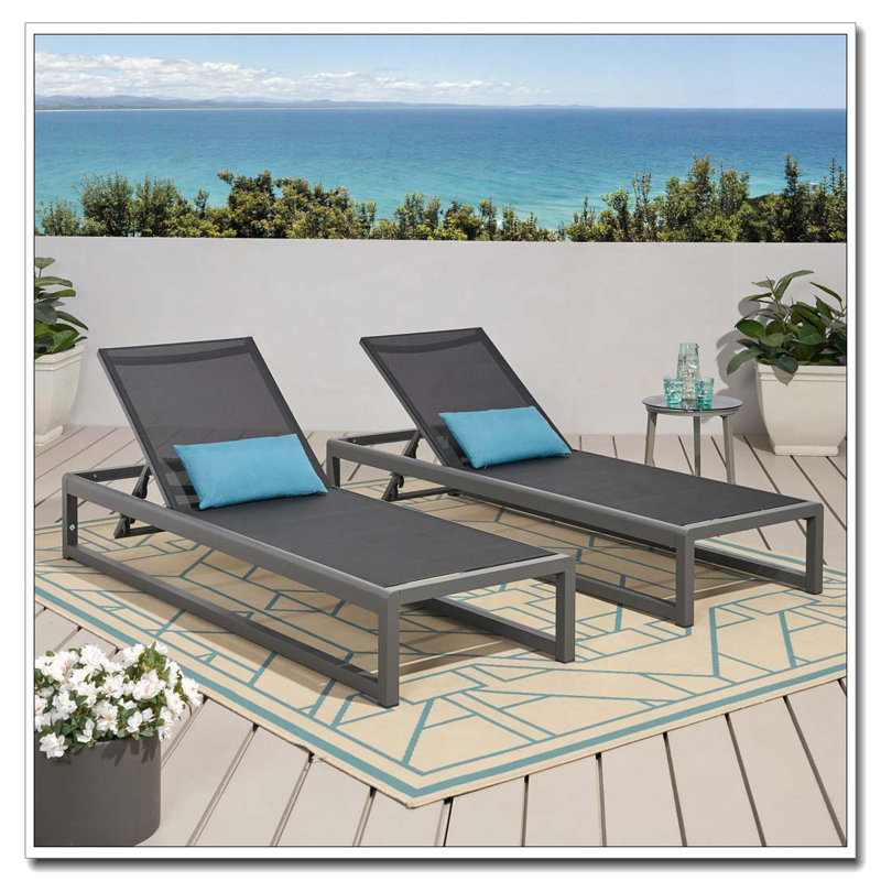 CHAISE LOUNGE, Black