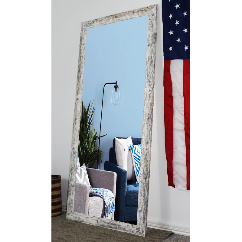 Galilaia Wood Flat Mirror, 71" x 32"