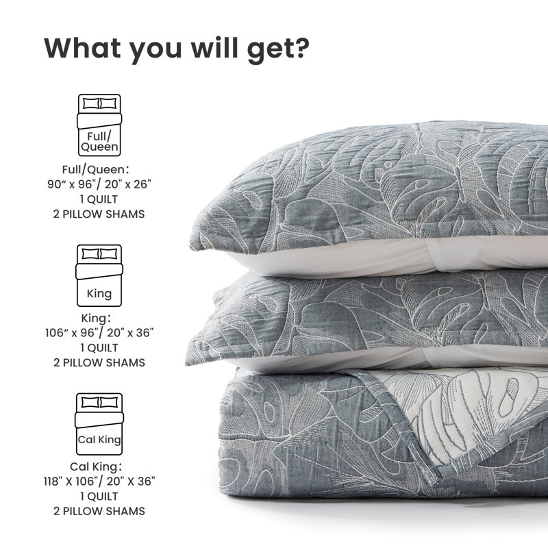 Ensemble de courtepointe géométrique en jacquard pour lit simple / simple XL, 2 pièces, couvre-lit léger ultra doux pour toutes les saisons, 68 x 86, noir