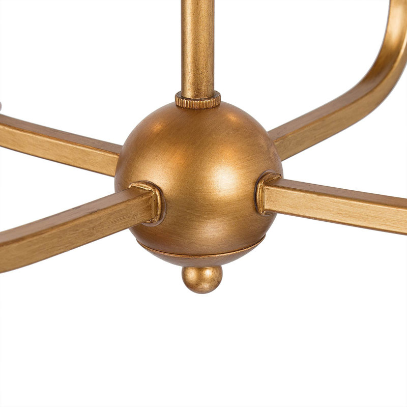 Parmer 4 - Light Candle Style Drum Chandelier