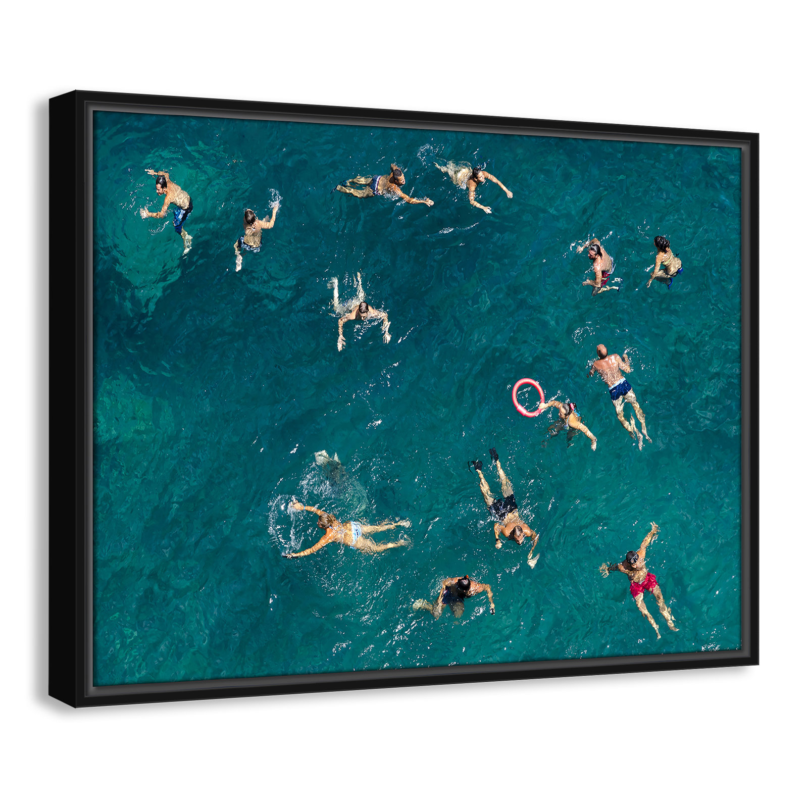 Norvell "Tonti" Print by Tonti, 19.5" H x 25.5" W x 2" D, Black Framed Canvas