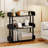 1 PCS 4-Tier Bookshelf with Anti-Tipping Kit Industrial Storage Unit for Living Room Rustic Brown-772047751-772047748-772047749