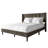 Glam Wingback Platform Bed-15261867-15261865