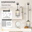 Luminaire suspendu à 1 lumière Michiel-850640879