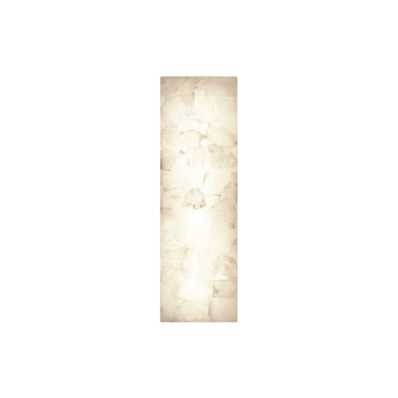 Applique murale ADA 17 po LumenAria - Medley LumenAria, Pierre albâtre, H 17 po x l 4,5 po x P 3,5 po