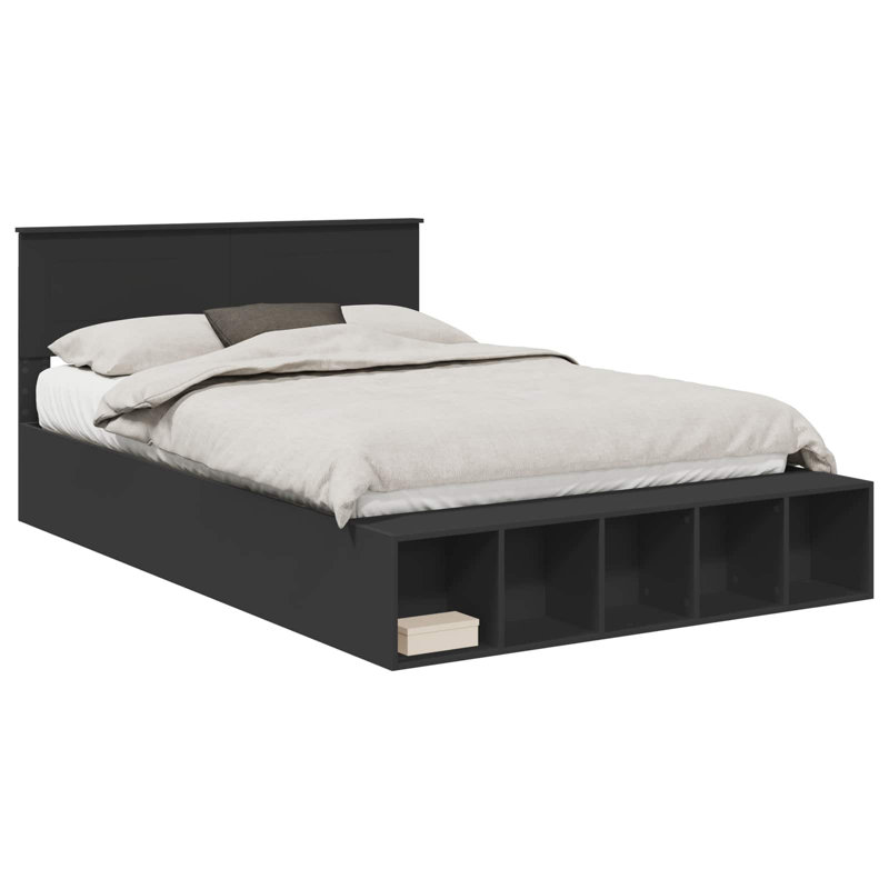 Bed Frame, Kingsize (5'), Black