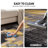Rambo Performance Abstract Yellow/Black/Gray Area Rug-878282552
