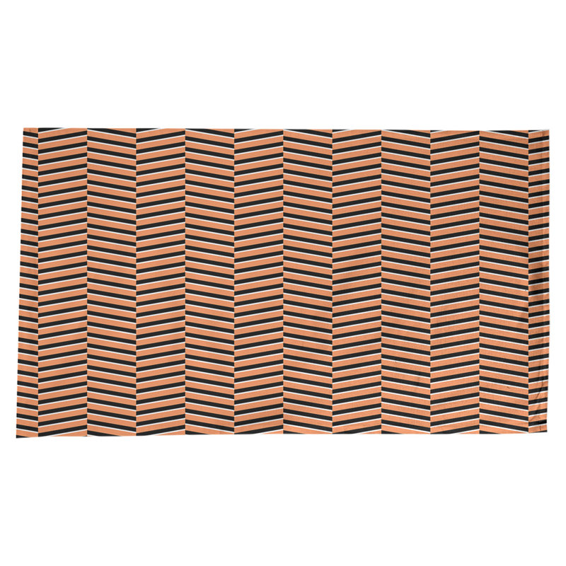 Rayures fracturées Nappe, Orangé