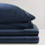 Ensemble de draps en polyester satiné infroissable, parfait pour un sommeil sans frisottis