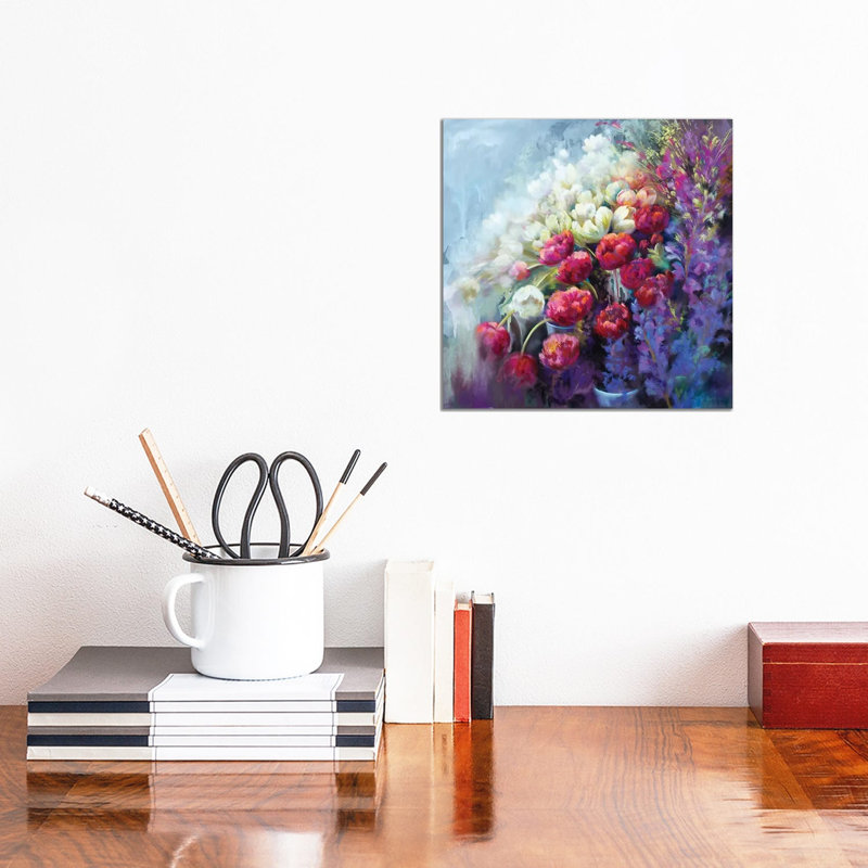 Fabulous Florist by Nel Whatmore - Wrapped Canvas Gallery-Wrapped Canvas Giclée, 30.48 cm H x 30.48 cm W
