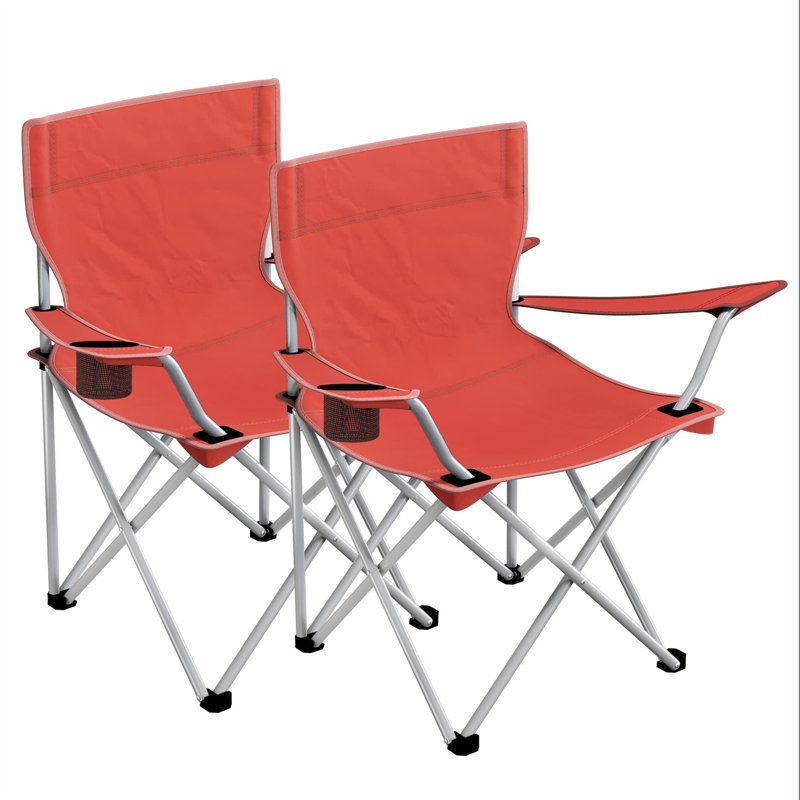 Akeya Folding Camping Chair, Red