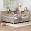 Daybed with Storage Shelves and Drawers-120022876