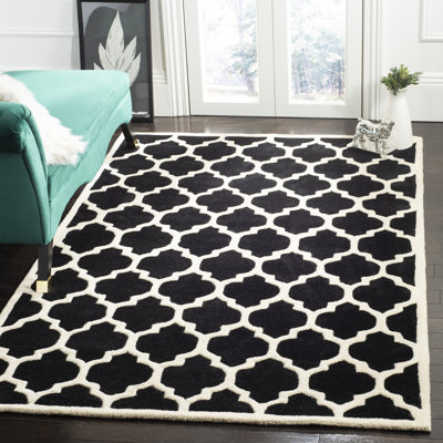 Scruggs Geometric Wool Hand Woven Area Rug