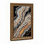 Tableau sur toile en tranches d'agate orange et grise superposées-1799672407