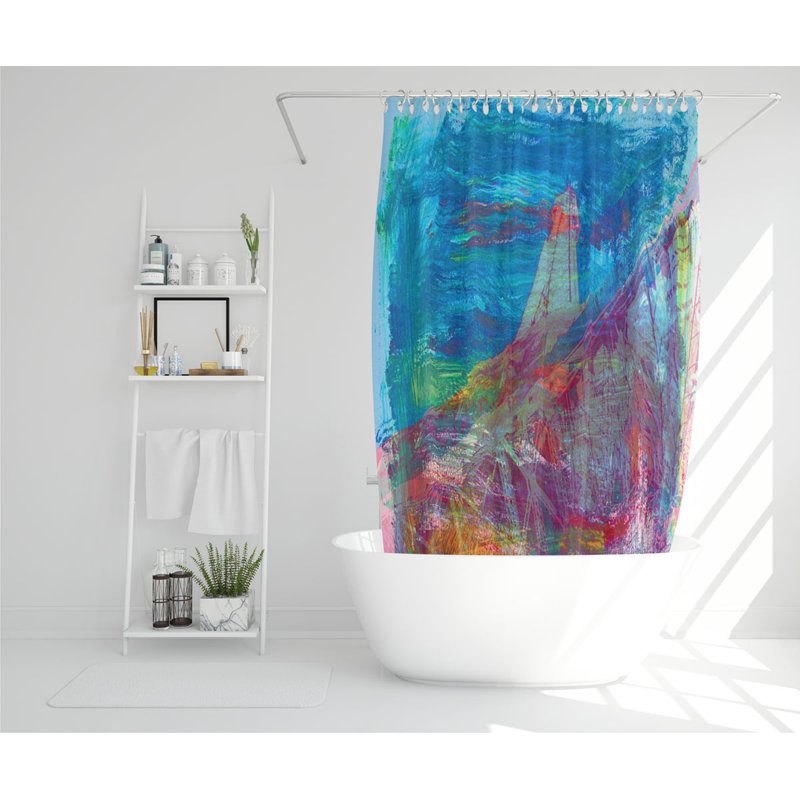 Dimphia Polyester Shower Curtain Set