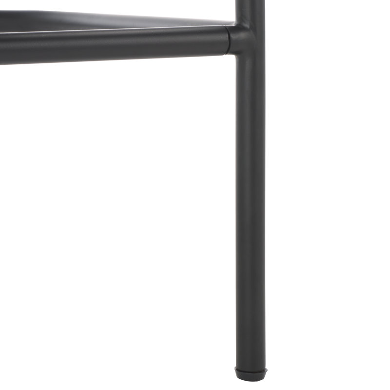 Tabouret Liana, Noir / blanc