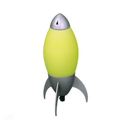 Lampe de table pour enfants 10,5 "de hauteur en acrylique, lampe de table