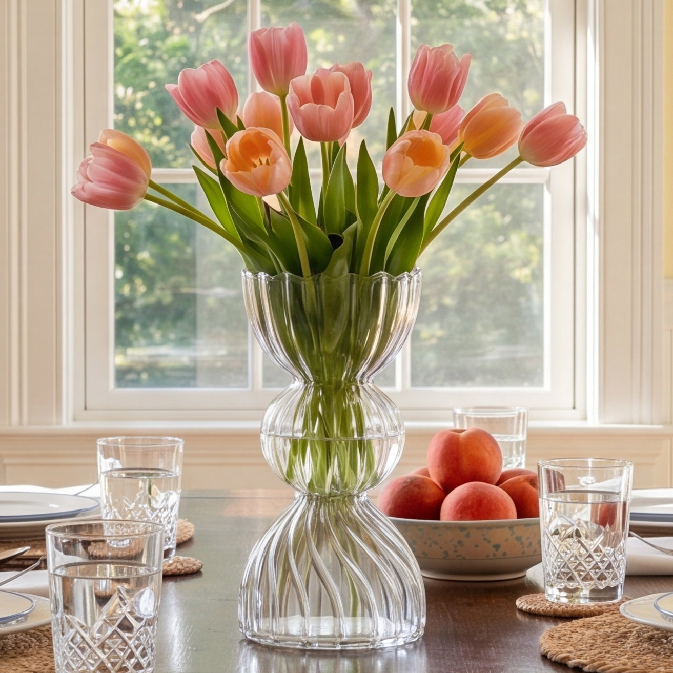 Amaya 5.75'' Handmade Glass Table Vase