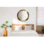 Huldar Glass Flat Wall Mirror