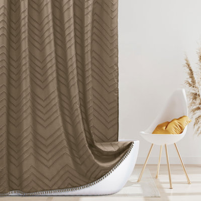 Akhsa Fabric Shower Curtain