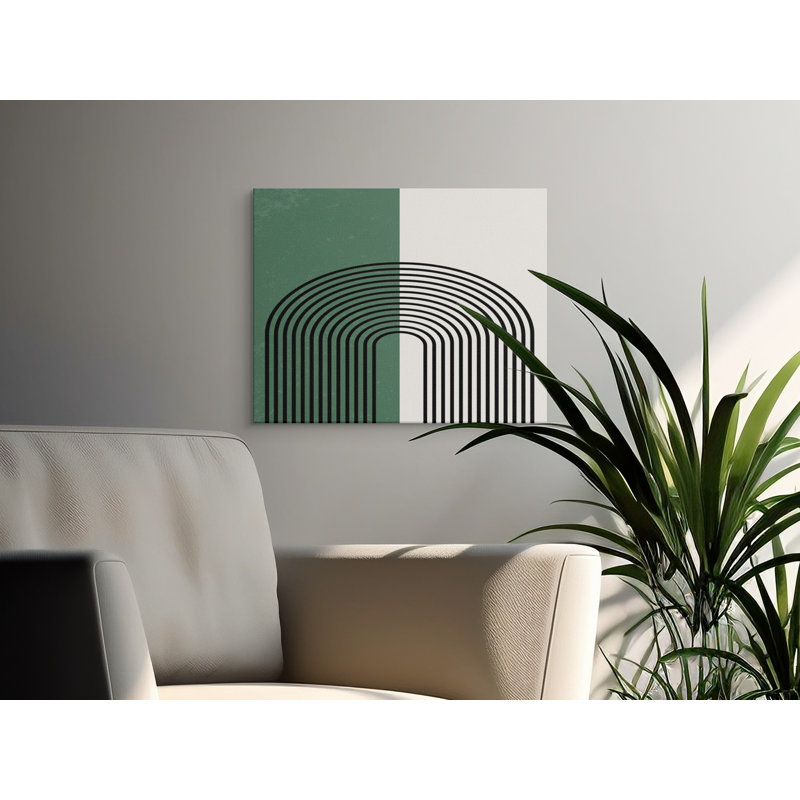 Wrapped Canvas Print Set, Green/Black/Beige, 60.96 cm H x 81.28 cm W